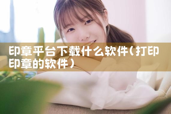 印章平台下载什么软件