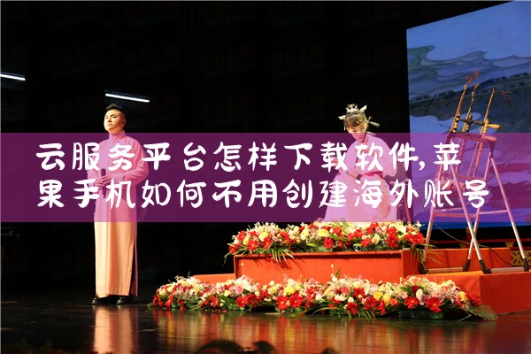 云服务平台怎样下载软件